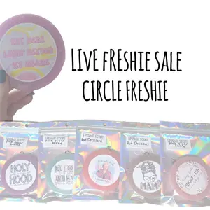 Circle Freshie - 3.5 inch Car Freshie