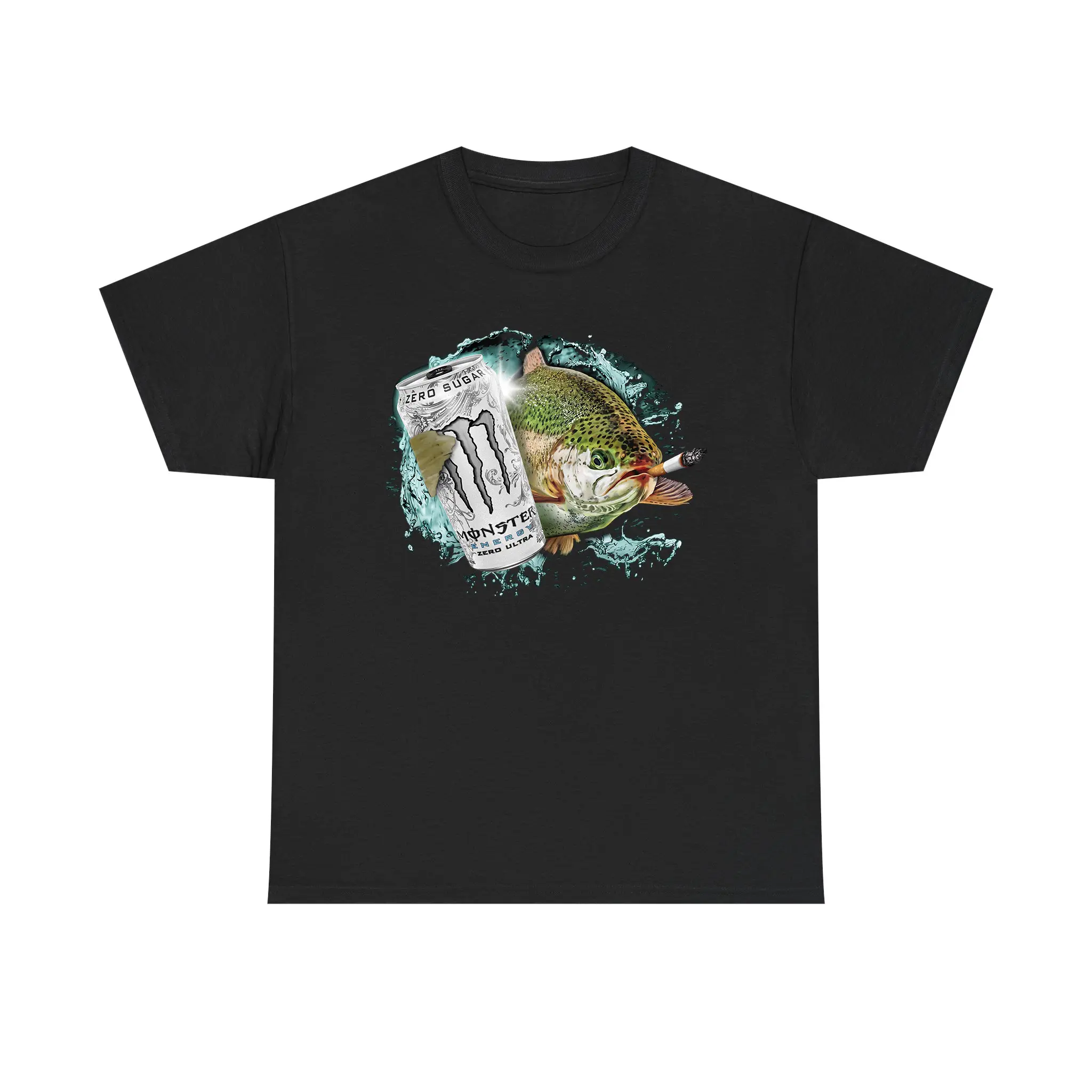 Dope Fish Shirt – Funny White Monster Fish Tee Dope Fish Shirt – Funny White Monster Fish Tee