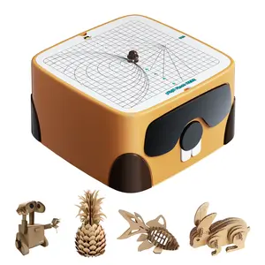 Beaverbot Kids Cardboard Cutter Tool 、Educational Construction Tool for Schools & Homeschool 、 Safe Power Bladeless DIY Construction Kit 、 Engineering Hands-On Learning Kit Ages 3+