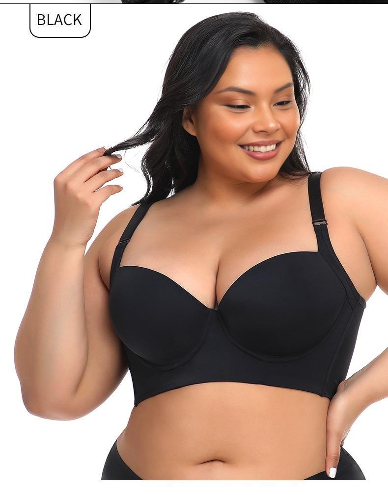 Plus size woman's bra, comfortable, slimming and anti-sagging