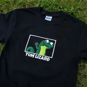 Embroidered Tom Lizard Shirt, Pixar Hoppers Meme Tee, Funny Lizard Gift