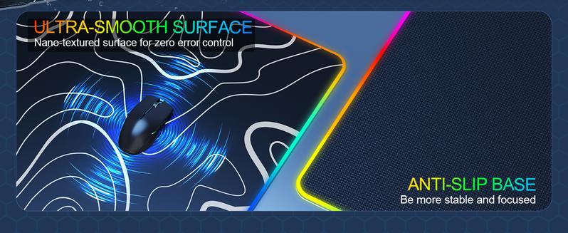 ExtreLife XXL Gaming Mouse Pad with 15W Magnetic Wireless Charging Large Desk Mat Protector RGB Mousepad 4mm Non-Slip Waterproof for Office Home Gaming 【Christmas】 ExtreLife XXL Gaming Mouse Pad with 15W Magnetic Wireless Charging Large Desk Mat Protector RGB Mousepad 4mm Non-Slip Waterproof for Office Home Gaming 【Christmas】