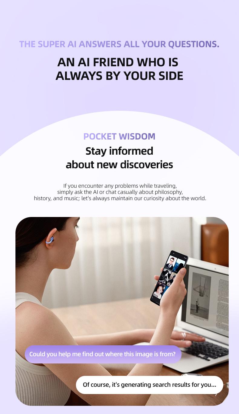 Monster Open Ear Earbuds with Clip-On Design, Bluetooth 6.0 Wireless Earbuds, ENC Clear Calls, Up to 100H Playtime with Fast Charging, App with Adjustable EQ & Find My Earbuds,Sweatproof, Ultra-Lightweight 3.7g, Compatible with iPhone & Android Monster Open Ear Earbuds with Clip-On Design, Bluetooth 6.0 Wireless Earbuds, ENC Clear Calls, Up to 100H Playtime with Fast Charging, App with Adjustable EQ & Find My Earbuds,Sweatproof, Ultra-Lightweight 3.7g, Compatible with iPhone & Android