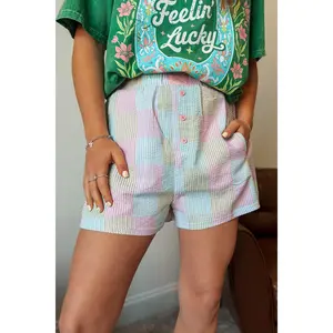 Striped & Checkered Short