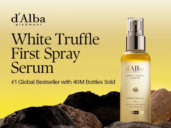 [OFFICIAL d'Alba] [Set] White Truffle First Spray Serum (3.38 fl oz) + White Truffle Waterfull Tone Up Sunscreen Serum (1.69 fl oz)
