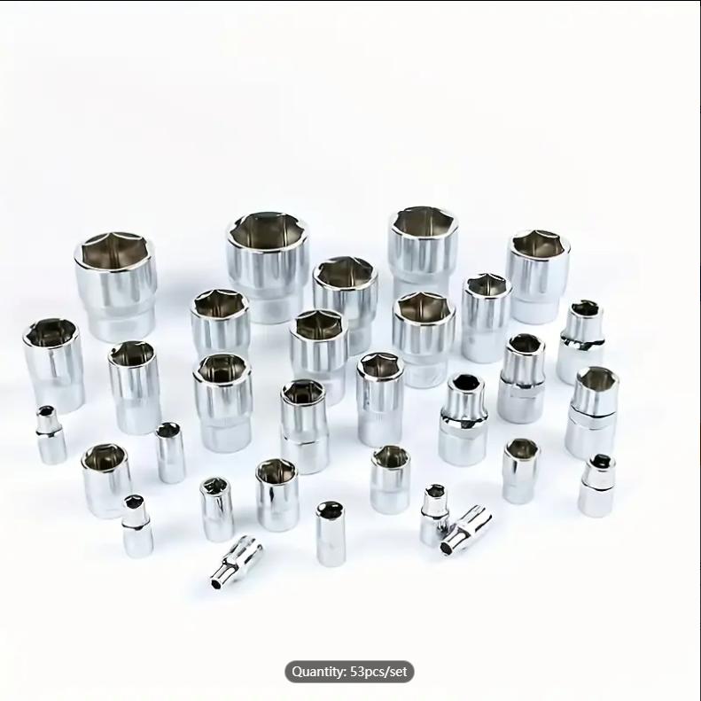 Repair Tools Set ,53pcs/set, Auto Car Repair Tools Set With Ratchet Wrench, Durable Repair Tools For Home And Outdoor Use