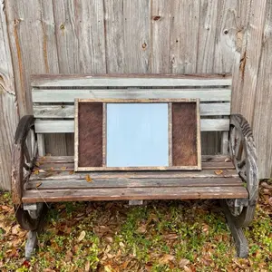 Cowhide and wood sign / custom text / custom initial / custom brand / custom wood sign