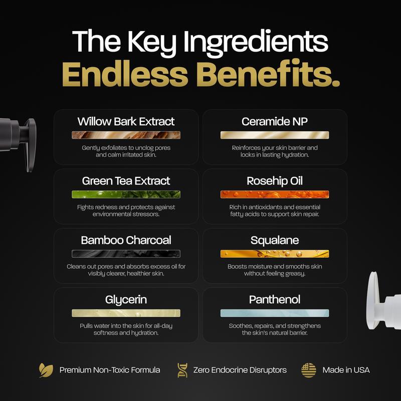 BASED Daily Skincare Duo | Purifying Face Wash + Restoring Moisturizer | Built For All Skin Types | 100% Non-Toxic, Healthy Ingredients | Hormone Safe - ZERO Endocrine Disruptors BASED Daily Skincare Duo | Purifying Face Wash + Restoring Moisturizer | Built For All Skin Types | 100% Non-Toxic, Healthy Ingredients | Hormone Safe - ZERO Endocrine Disruptors