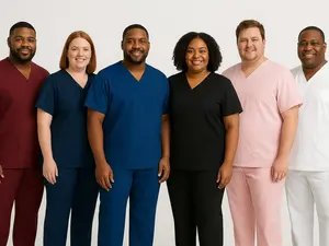 IFEUniforms Premium Unisex Scrub Set | Plus Size Nursing Uniform 3XL–6XL