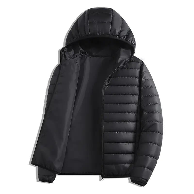 Men’s Casual Hooded Jacket — Lightweight and warm, suitable for autumn and winter — Stylish men’s outerwear, an ideal gift for him, minimalist design, hooded jacket Casual Jacket Casual Fitted Jackets