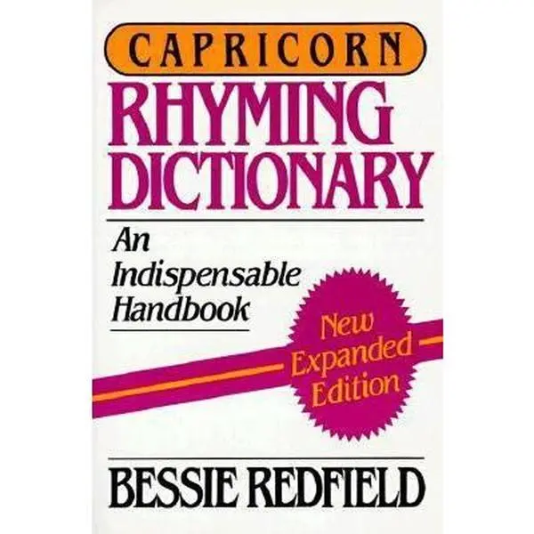 Used Capricorn Rhyming Dictionary Paperback by Bessie G. Redfield - English Word Lists, Poetic Terms, Vowel Sounds for Learning & Poetry Reference (School & Educational Office Stationery), Handbook