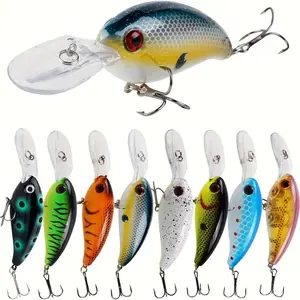[W] Fishing Lures Shallow Deep Diving Swimbait Crankbait Fishing Wobble Multi Jointed Hard Baits For Bass Trout Freshwater And Saltwater