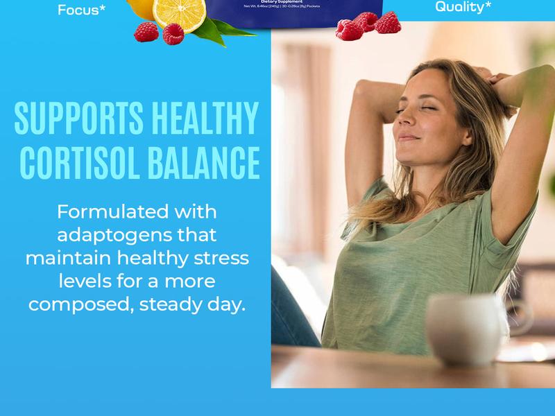 Yesnap MAGICRELAX Calming Sparking Mix with 8-in-1 Magnesium, KSM-66 Ashwagandha, Saffron, Vitamin D3, GABA & L-Theanine Supports Cortisol Balance Mood Sleep 30 Servings, No Sugar, Non GMO, Raspberry Lemonade Flavor