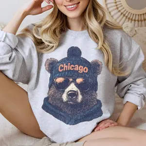 Vintage Chicago Football T-shirt, Sweatshirt, Trendy Fan Gifts, Game Day Apparel, Team Crewneck, Chicago Bear Fan Gear