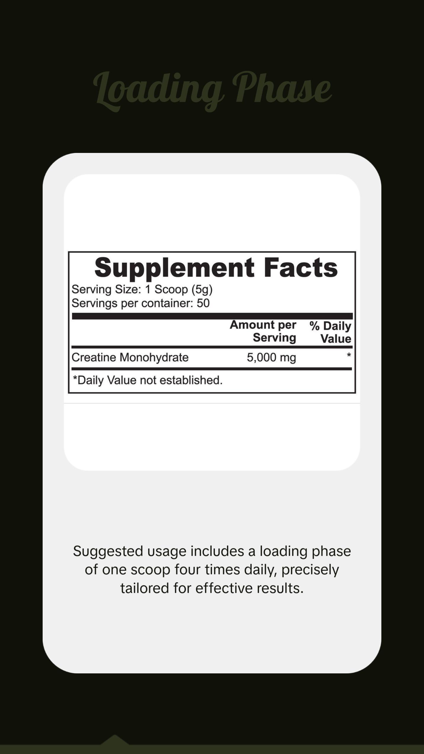 100% Pure Creatine Monohydrate Supplement for Optimal Exercise Performance and Muscle Protein Synthesis - Unflavored, 0.55lb (250g)