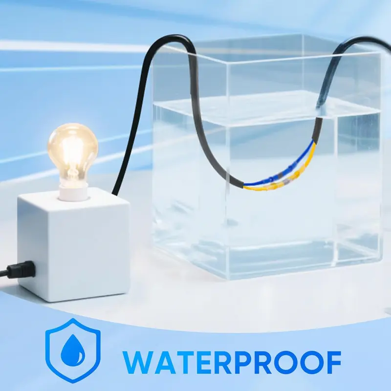 300PCS Haisstronica Plastic Solder Seal Wire Connectors - Quick Splice Connectors, Waterproof Cable Entry Seals, Vibration-Resistant Heat-Shrink Tube Butt Terminals with Self-Solder Adhesives, Abrasion Resistance, CE Compliant for Marine, Automotive Use