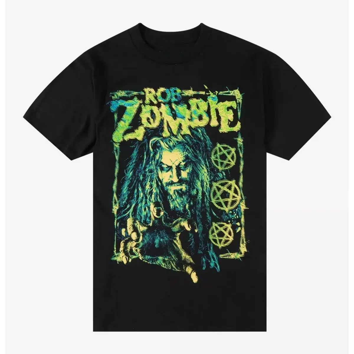Rob Zombie Blurry Portrait T-Shirt, 90s Graphic Tee, Halloween Chrismast Gift, Metal Unisex T-Shirt All Sizes Crewneck