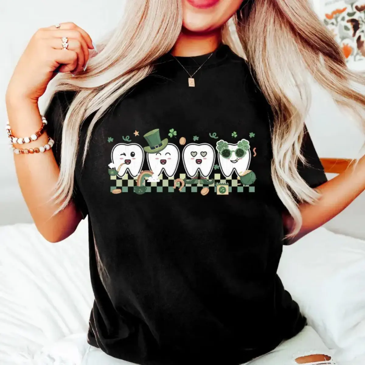 Dental St. Patrick's Day t-shirt, Funny Dentist St. Patty's Day sweater, Dental hygienist shirt, Dental Hygiene gift, Dental squad shirt