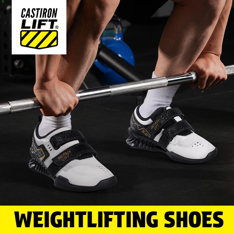 CASTIRON LIFT Weightlifting Shoes for Men & Women - Non-Slip Rubber Sole, Stability Support for Powerlifting, Squat, Gym Workouts