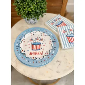 Celebrate America Melamine Plate (set of 4)