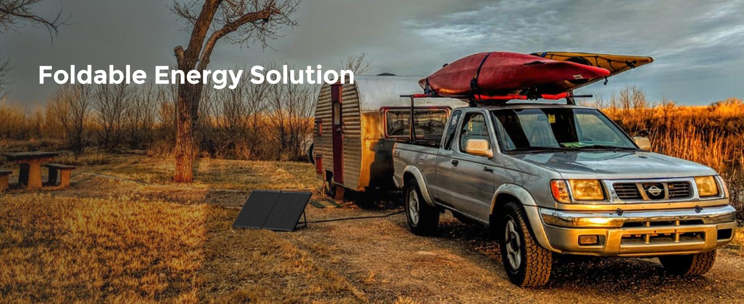 Renogy 200 Watt 12 Volt Portable Solar Panel with Waterproof 20A Charger Controller, Foldable 100W Solar Panel Suitcase with Adjustable Kickstand, Solar Charger for Power Station RV Camping Off Grid monocrystalline solar