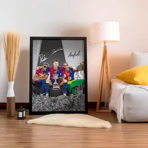 Robert Lewandowski Raphinha Lamine Yamal poster Bedroom Decor, Wall Art, Home Decor, Sports Poster,Poster only frameless(Note: Frame shown for display only)