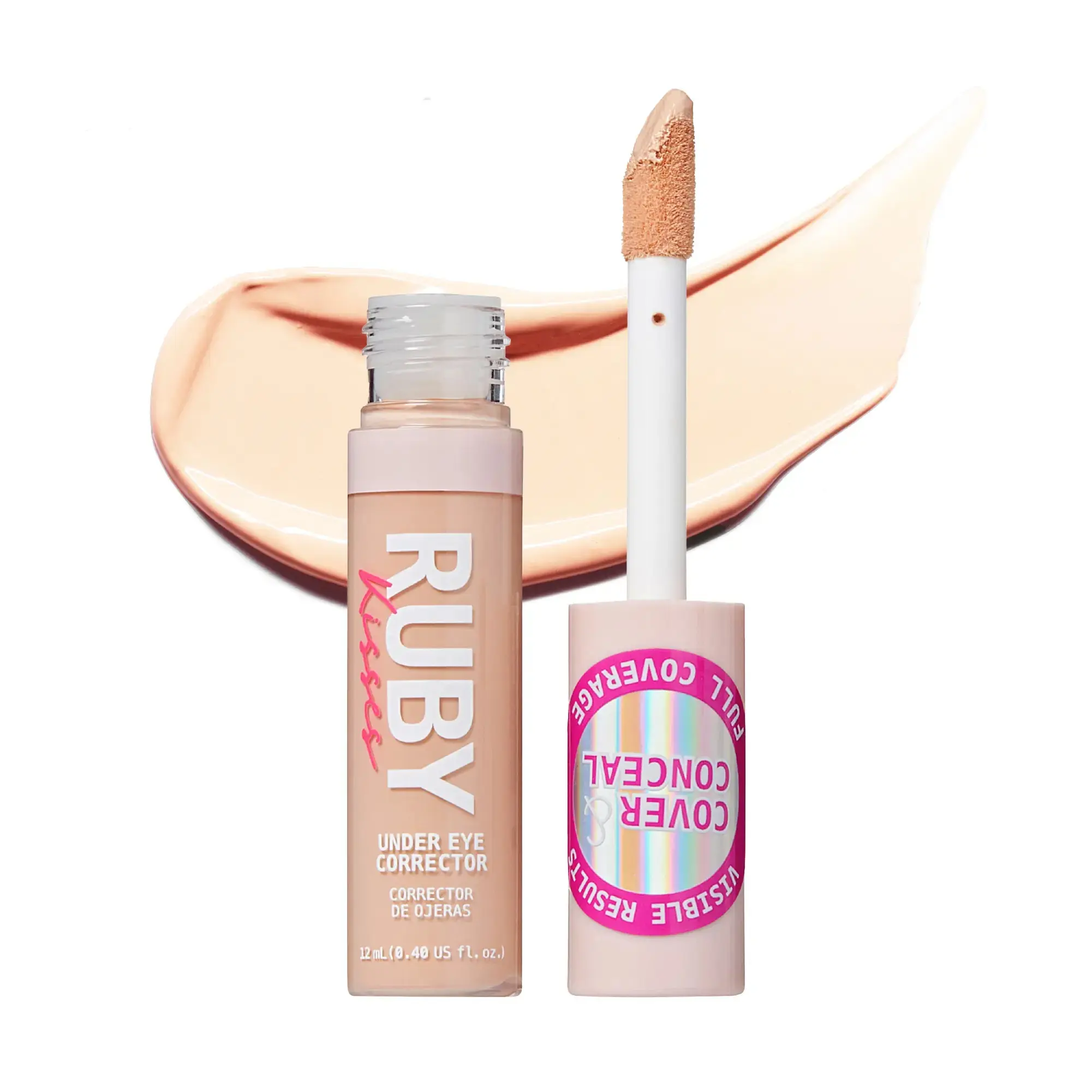 Ivy Beauty Full Coverage Under Eye Concealer for Dark Circles, Redness & Blemishes
