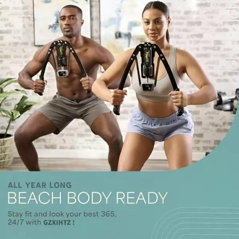 Arm Trainer, 22–440 lbs Resistance for Chest Workouts and Arm Exercises, Home Gym Workout Equipment for Upper Body Strength Training, Christmas Gift Ideas