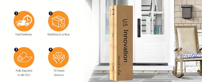 Green Tea Gel Memory Foam Mattress in a Box with Cooling Gel Infusion, CertiPUR-US Certified, Washable Cover, Restful Night Pressure Relief