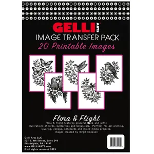 IT'S NEW!!!!  IMAGE TRANSFER PRINTABLES PACK - FLORA & FLIGHT