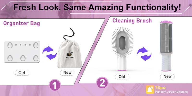 【Geoorood】 Geoorood Dog Grooming All-in-One Kit with Vacuum Brush 2.5L Large Pog, Stainless Steel Blades Lightweight Design 13KPa Suction Force Portable Cleaning Set #February Stock Up