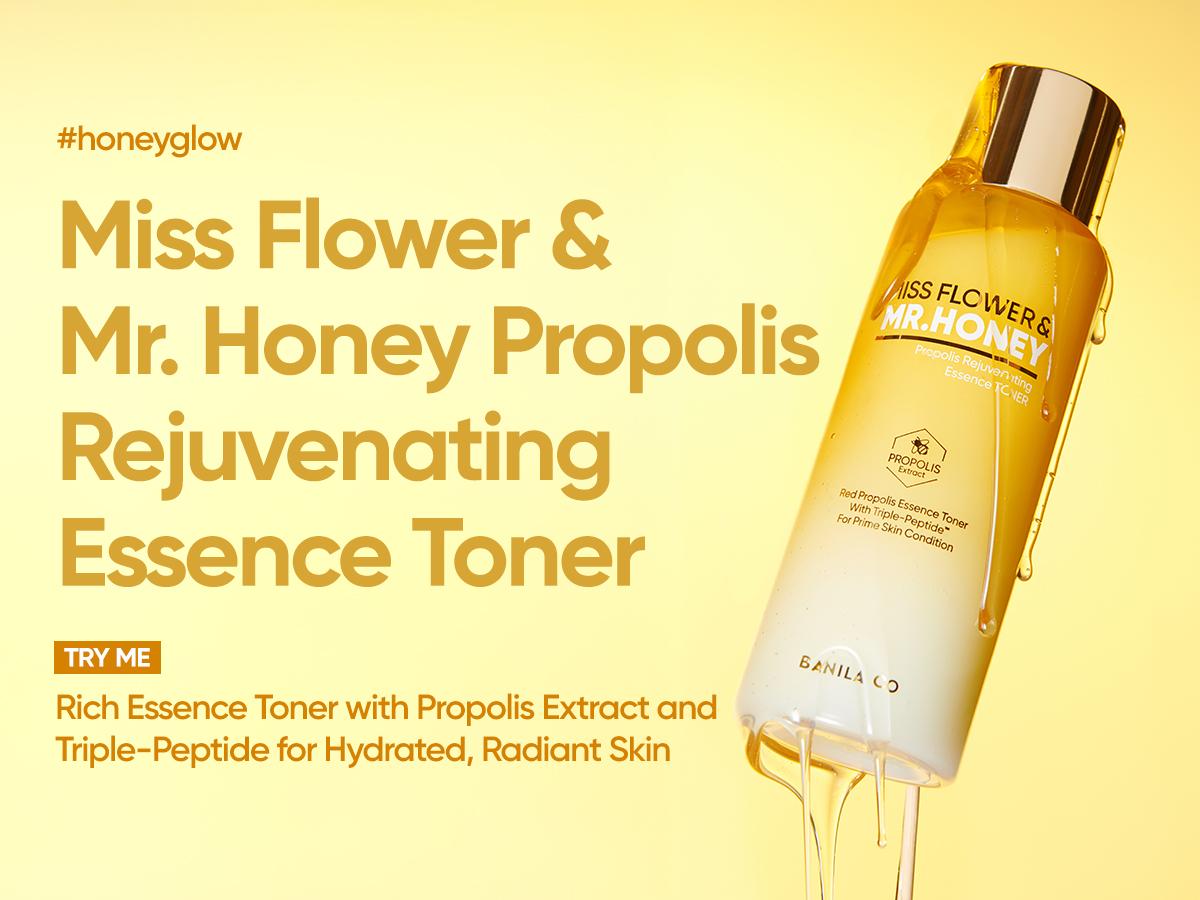 Miss Flower & Mr. Honey Propolis Rejuvenating Essence Toner