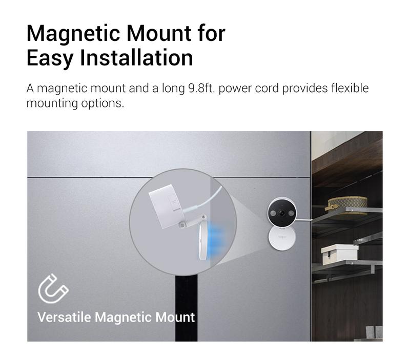 TP-Link & Tapo C120 - 2K QHD Indoor/Outdoor Security Camera with Color Night Vision, Free AI Detection, Baby Monitor, IP66, Dual Spotlights, Local/Cloud Storage