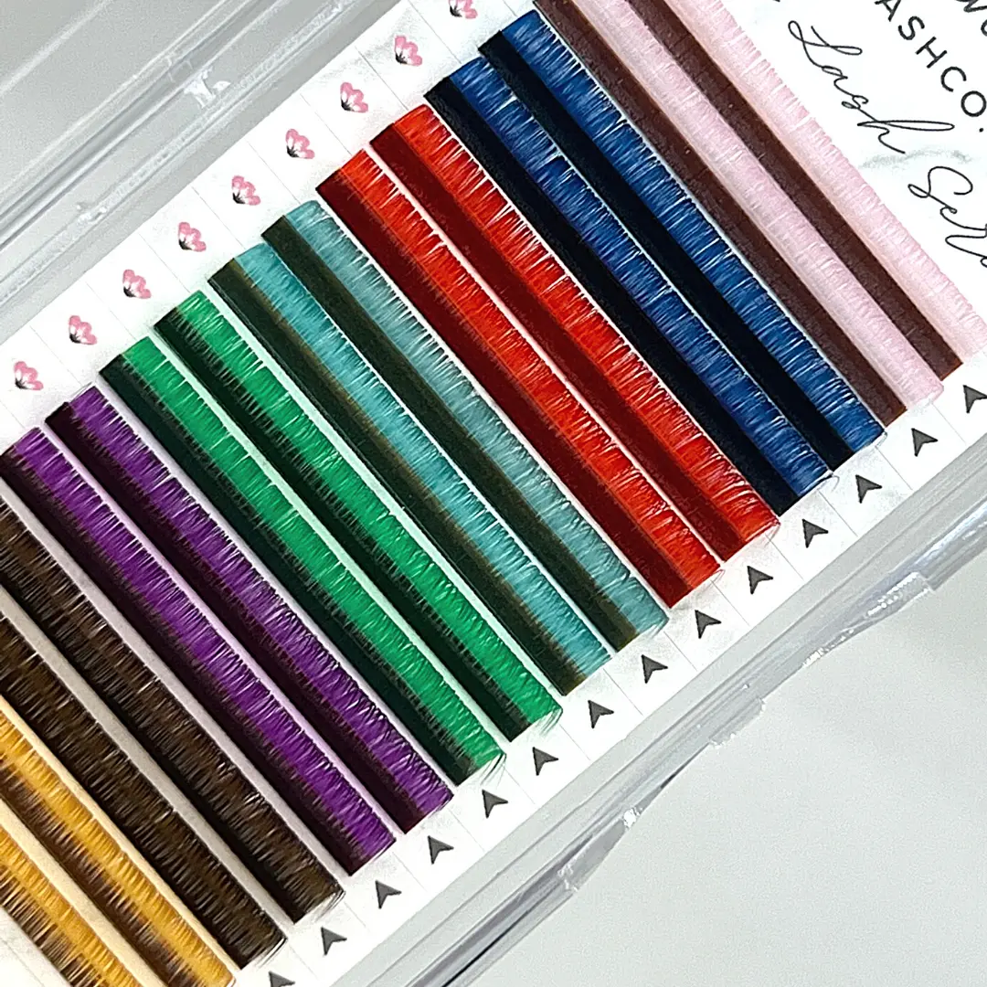 CLEARANCE Unicorn Mixed Color Cloud Lash Trays - .05 Diameter