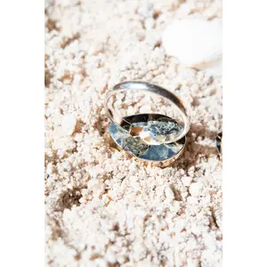 Cowrie Shell Beach Rings