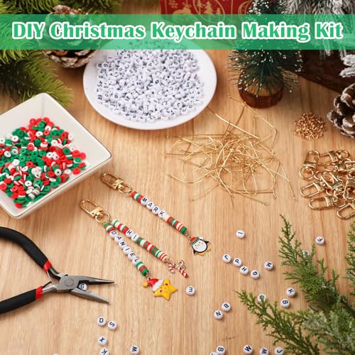 564/2823 Pcs Graduation Soccer Bead Keychain Making Kit DIY Craft Adjustable Sport Letter Bead Charm for Class Students Friends Sport Theme Party Favor Gift Backpack Accessories Holiday Decoration