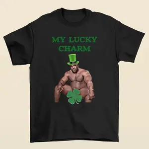 My Lucky Charm Barry Meme Graphic Tee Funny St Patricks Day Shirt