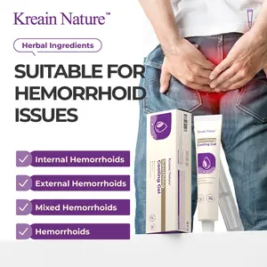 Kreain Nature 2 Hemorrhoid Gel Carthamus Seed Scutellaria Baicalensis Extract Carboxymethylcellulose Purple Daisy Apply to the Skin Used for Eliminating Hemorrhoids
