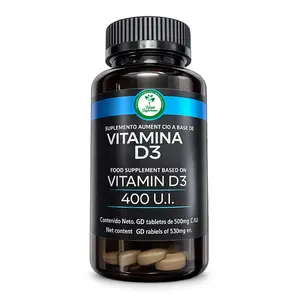 High Supreme Vitamin D3 400 IU – 60 Tablets – Essential Vitamin D Supplement for Immune Support, Bone Health & Calcium Absorption – Daily Sunshine Vitamin – Non-GMO Dietary Supplement