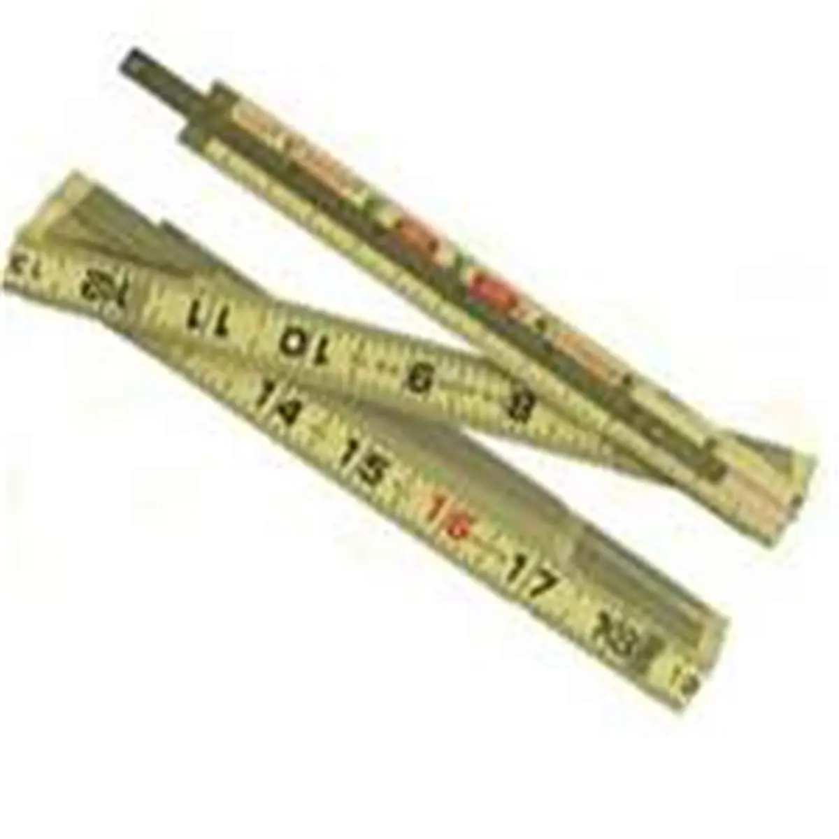 212 MAIN X46N Wooden Folding Measuring Ruler, 6 Ft x 0.63 In, Abrasion-Proof Durable Wood Construction, Riveted Locks, Hand Measuring Tool for Hardware Use