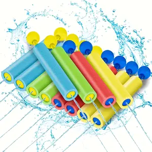 3 Pack Foam Water Guns for Kids, 20ft Long Range Squirt Guns, Colorful Water Soaker Blasters for Pool, Beach & Backyard Fun, Perfect for Summer Party & Outdoor Games
