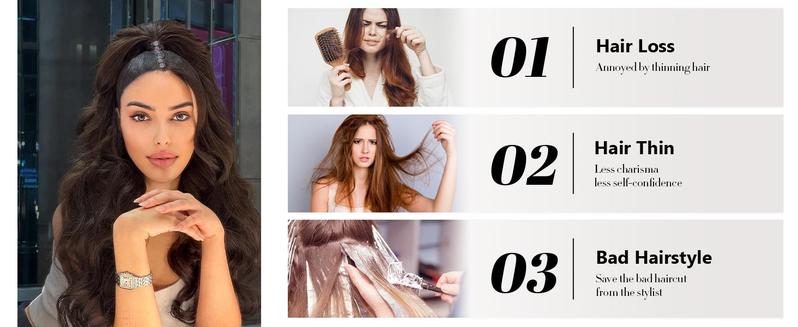 【Flash Sale】 Ponytail Extension 26 Inch Long Wavy Drawstring for Women in Dark Brown with Fluffy Hairpiece for Daily Use Synthetic Hair 【Flash Sale】 Ponytail Extension 26 Inch Long Wavy Drawstring for Women in Dark Brown with Fluffy Hairpiece for Daily Use Synthetic Hair