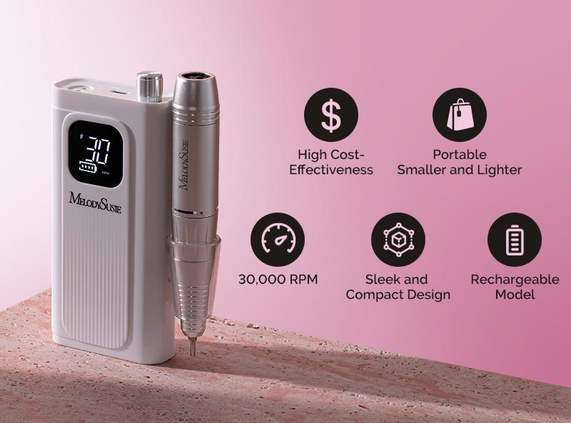 Melodysusie x Prettyndivine SC300F Nail Drill & P-Plus30G Nail Lamp Gift Box