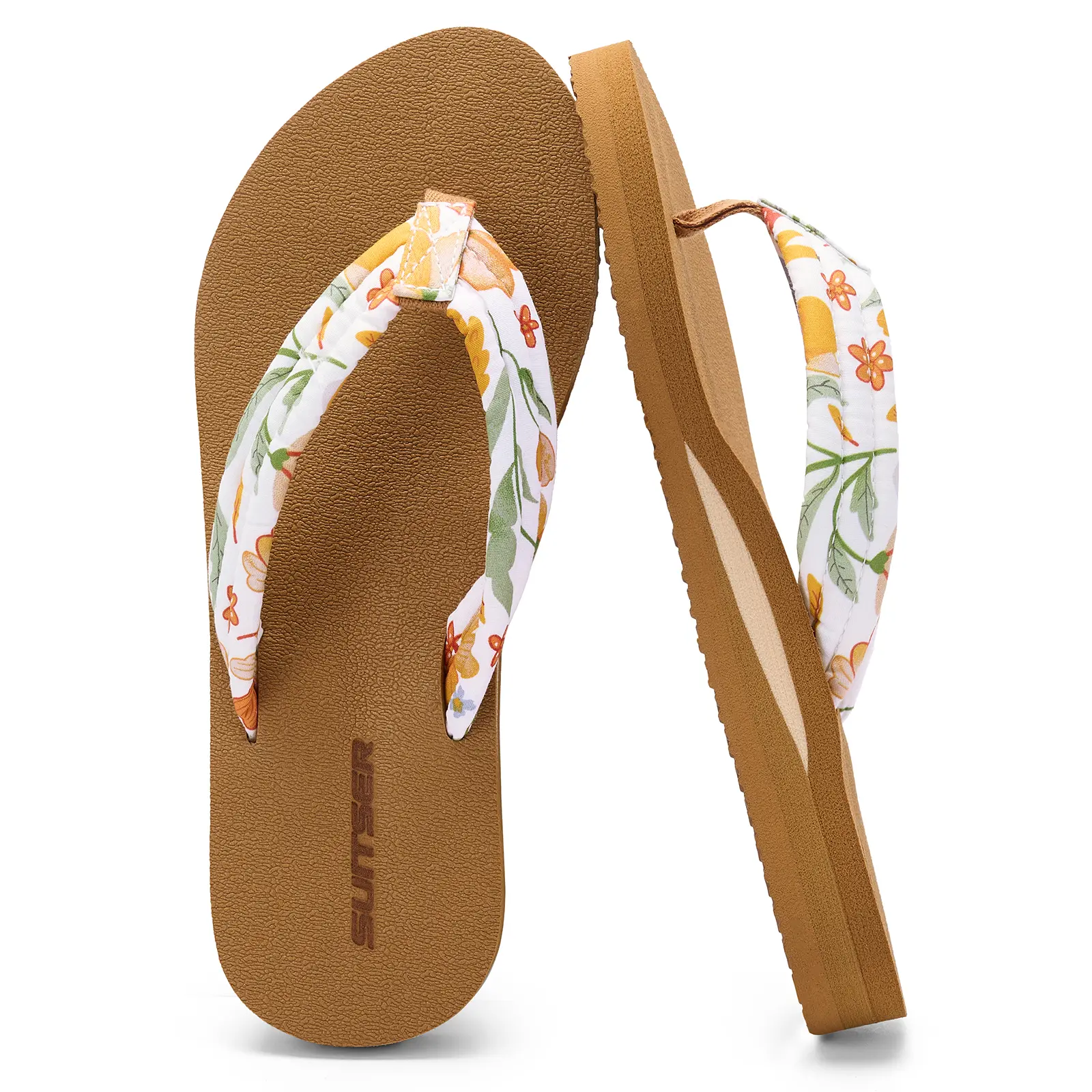 Women's Fashionable Floral Print Flip Flops | Casual Yoga Mat Comfortable Home Shoes | Cushion Arch Support Sandals for Outdoor Beach & Daily Wear Trendy Versatile Slippers for Women Bohemian Trending Sandals Non Slip Footwear Summerwins #DealsForYouDays
