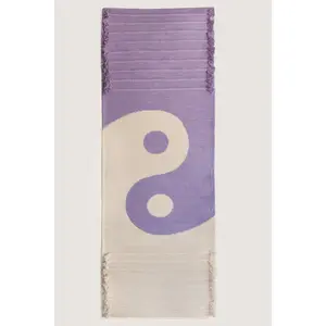 Yin-Yang Amethyst - Naturally Dyed Herbal Yoga Mat 7mm