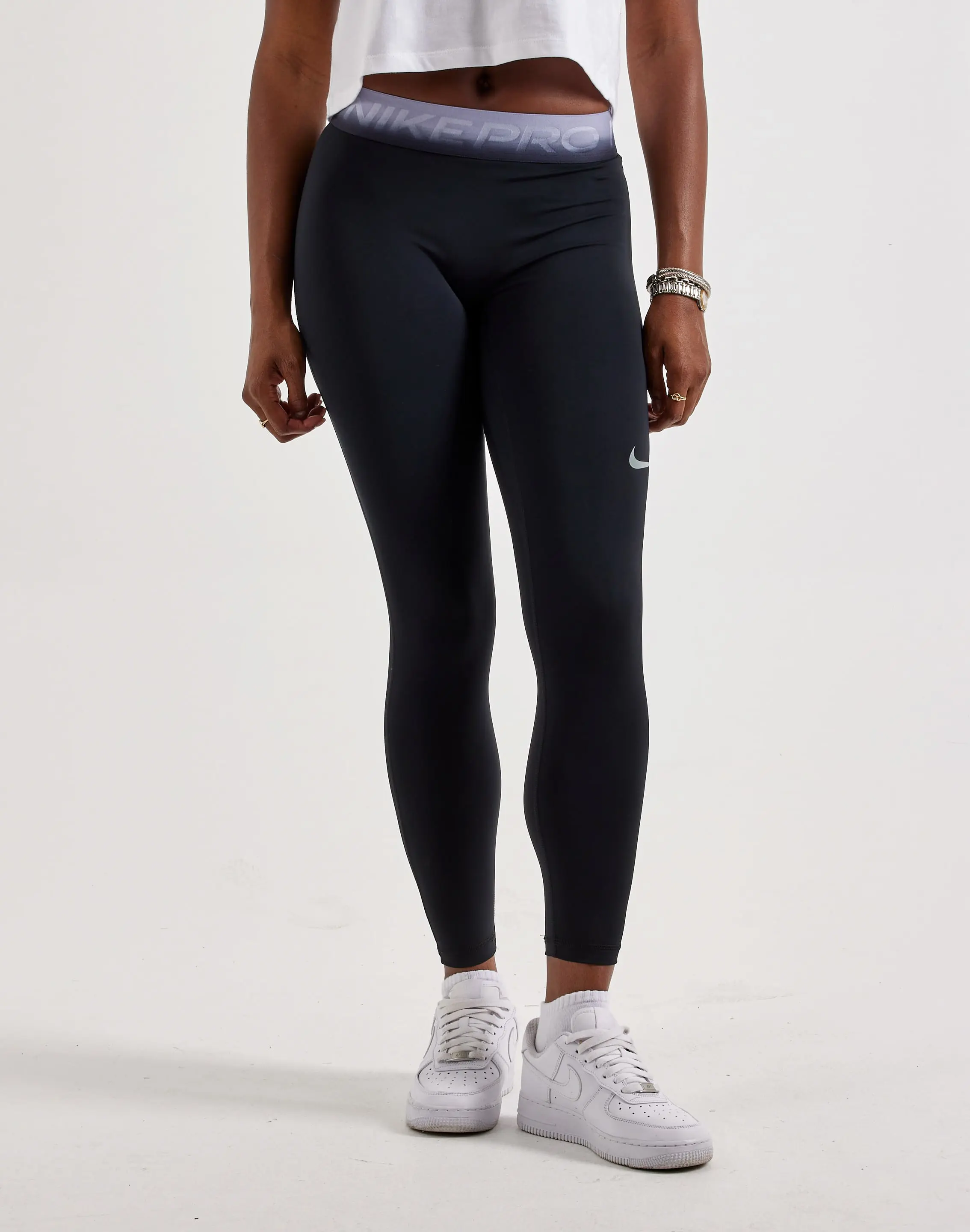 Womens Nike Pro Mid-Rise 7/8 Leggings