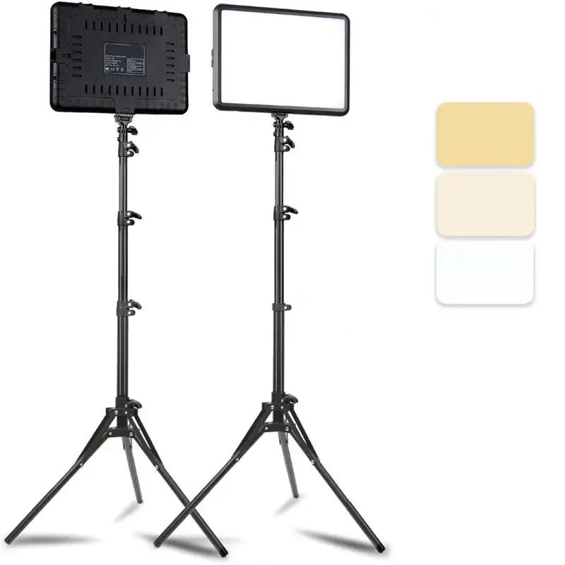 Adjustable LED Video & Photography Light Lamp Kit.