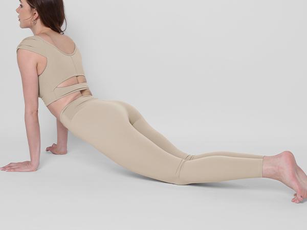 ODODOS Cloud Feeling Ruched Yoga Leggings for Women 25" / 28" High Waist Crossover Yoga Pants