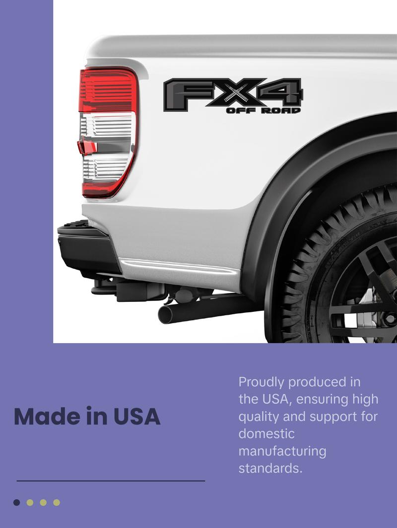 FX4 Off Road Black Bullet Decal Replacement Sticker F 150 Bedside FX4 Off Road Black Bullet Decal Replacement Sticker F 150 Bedside
