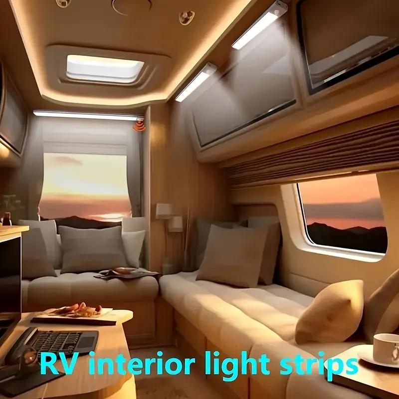 1/2Pack Motion Sensor Cabinet Light Set 3 Color Temperature USB Rechargeable LED Night Light Magnetic Mount Motion Sensor Light Indoor Closet Light Lighting Solution for Bedrooms, Kitchens, Cabinets, Wardrobes, and Staircases